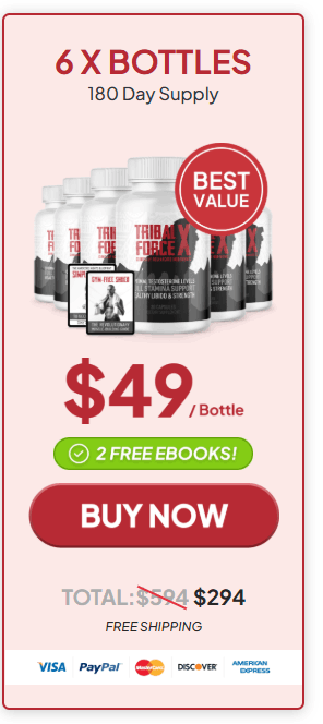 TribalForce X 6 bottle
